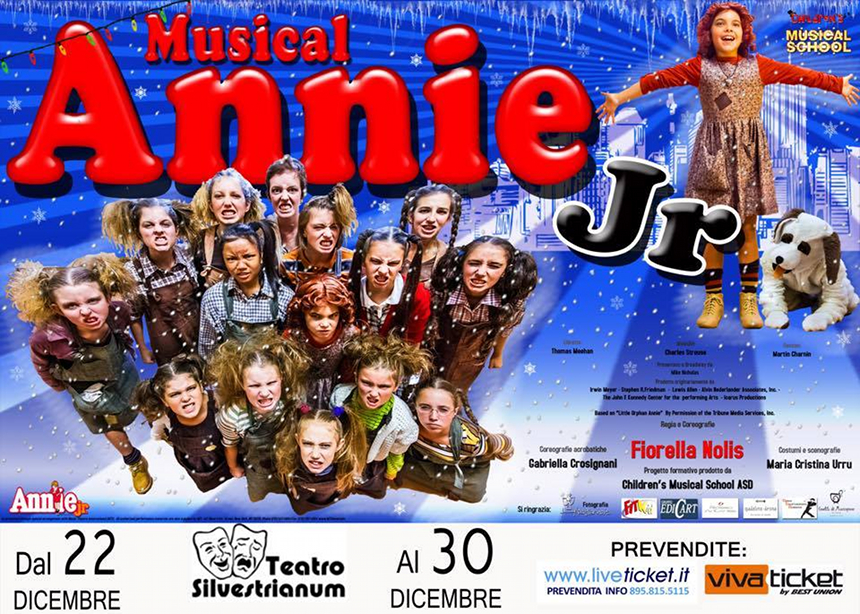 Annie jr musical Milano_locandina