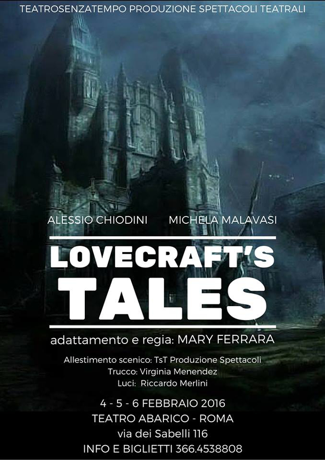 Locandina Lovecraft ’s Tales_Alessio Chiodini_Regia Mary Ferrara