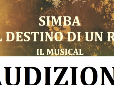 Audizioni Troupe simba il destino di un re